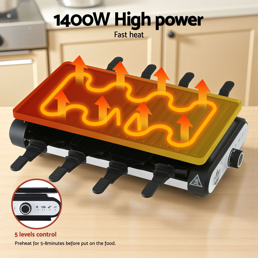 Grillz 1400W Electric BBQ Grill w/ 7 Cooking Pans - Image 5