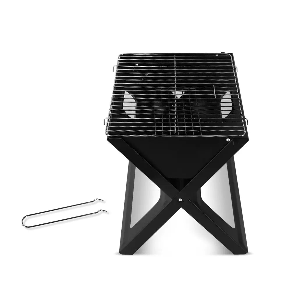 Grillz BBQ Grill Charcoal Smoker Foldable - Image 3