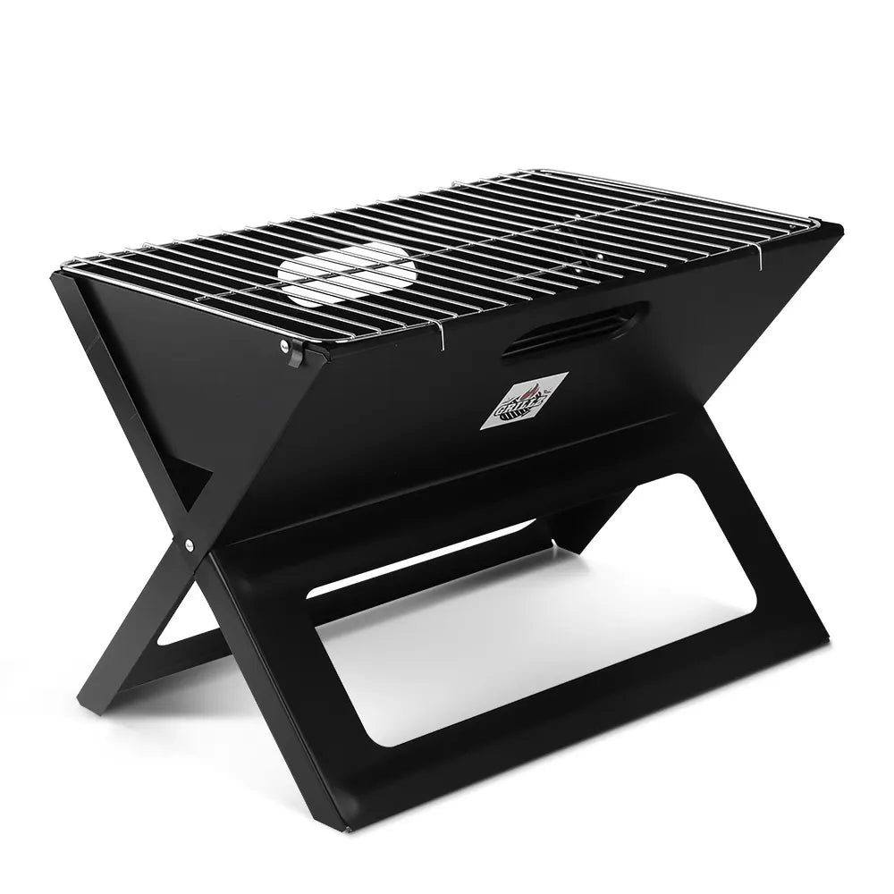 Grillz BBQ Grill Charcoal Smoker Foldable - Image 7
