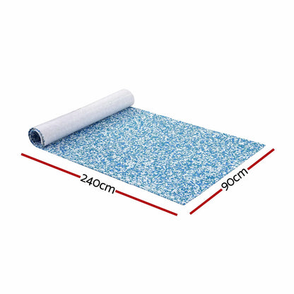 Seamanship Boat Flooring, EVA Foam Decking Mat, 240x90cm, Blue Camo - Image 2