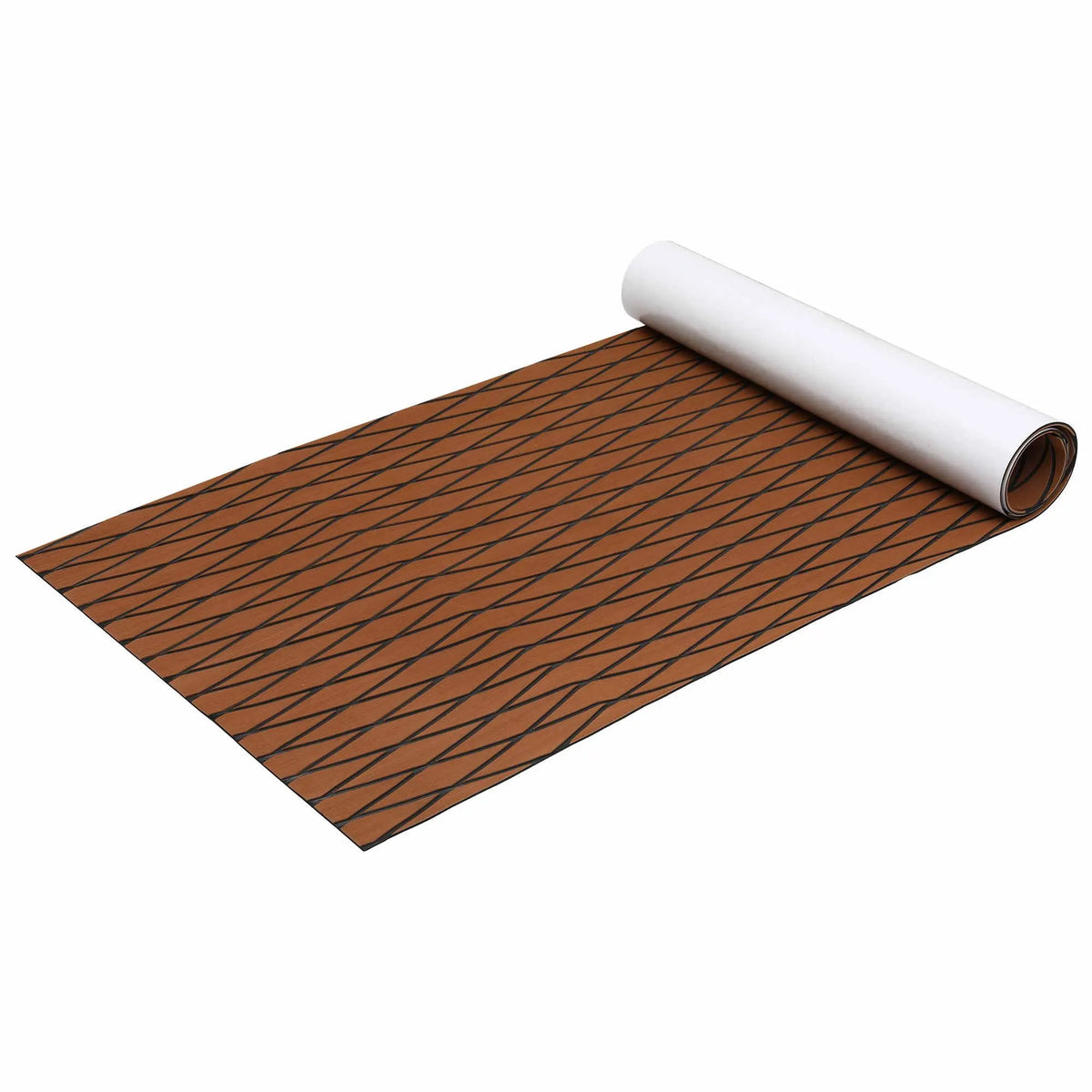 Seamanship EVA Foam Boat Flooring Decking Mat 240x90cm 6mm Diamond Brown - Image 2