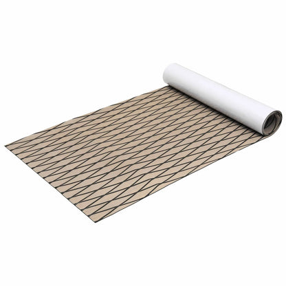 Seamanship EVA Foam Boat Flooring Decking Mat 240x90cm 6mm Diamond Taupe - Image 2