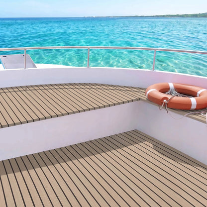 Seamanship Boat Flooring, EVA Foam Decking Mat, 240x90cm, Taupe - Image 7