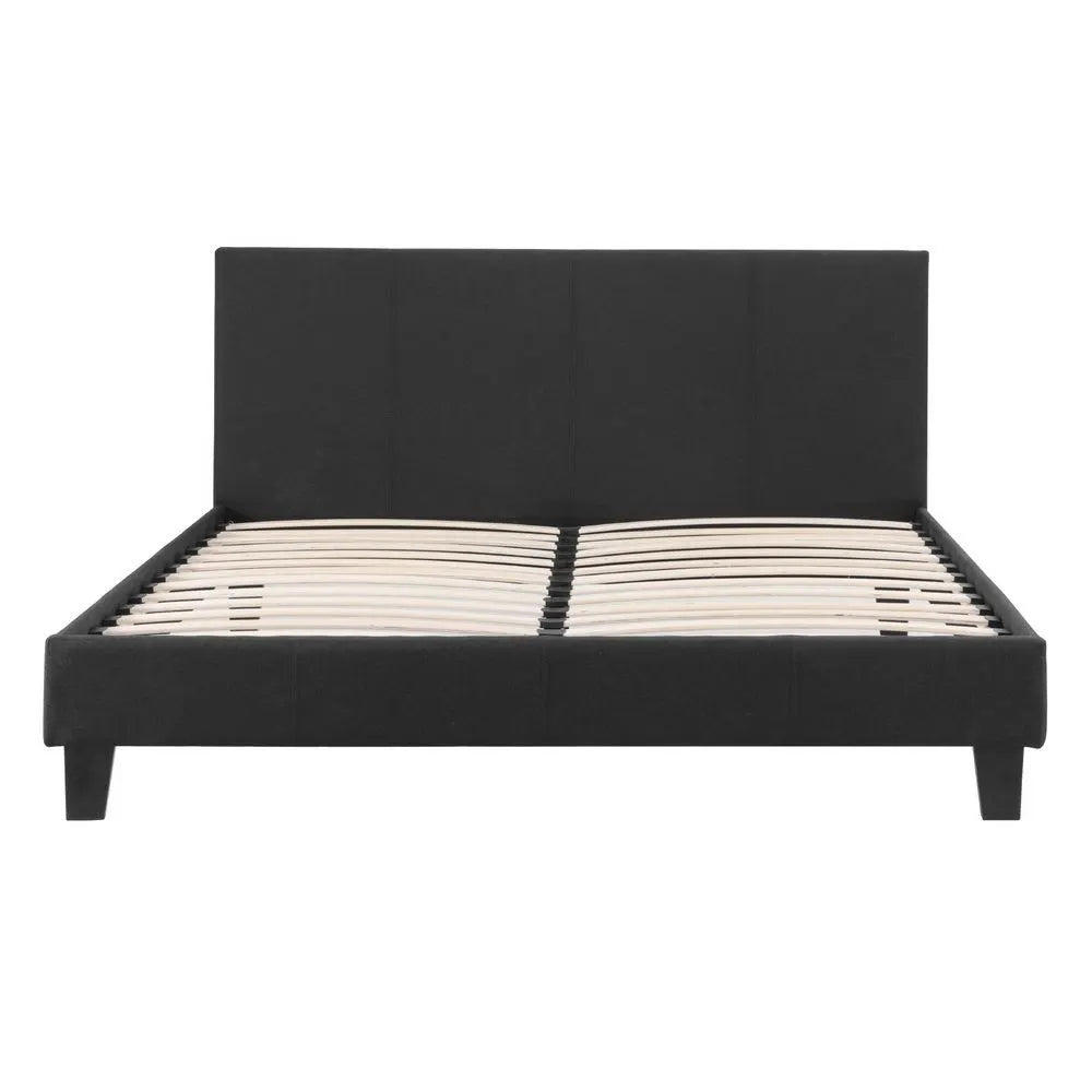 Artiss Bed Frame Queen Size Charcoal NEO - Image 2