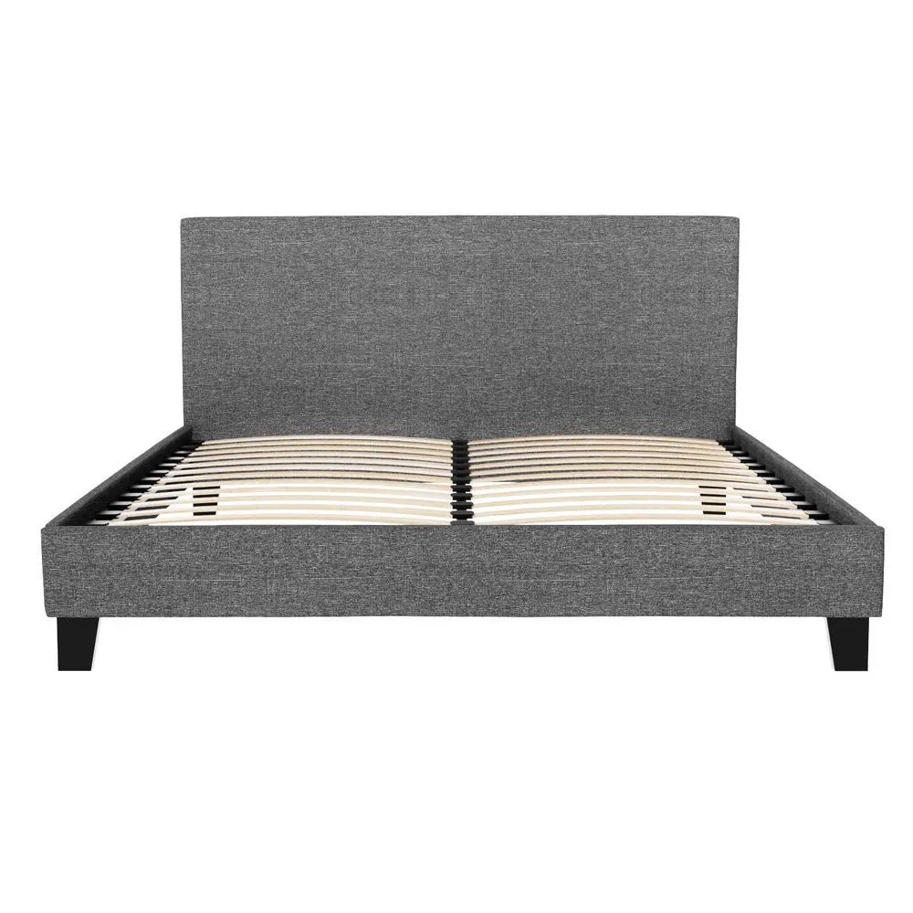 Artiss Bed Frame Queen Size Grey NEO - Image 2
