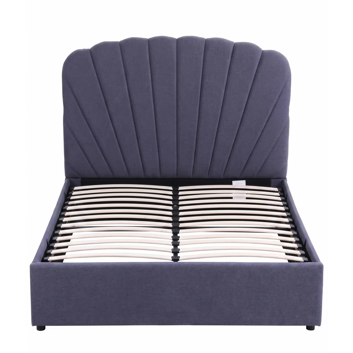 Artiss Double Bed Frame with Lift Up Storage and USB Ports Grey - Image 3