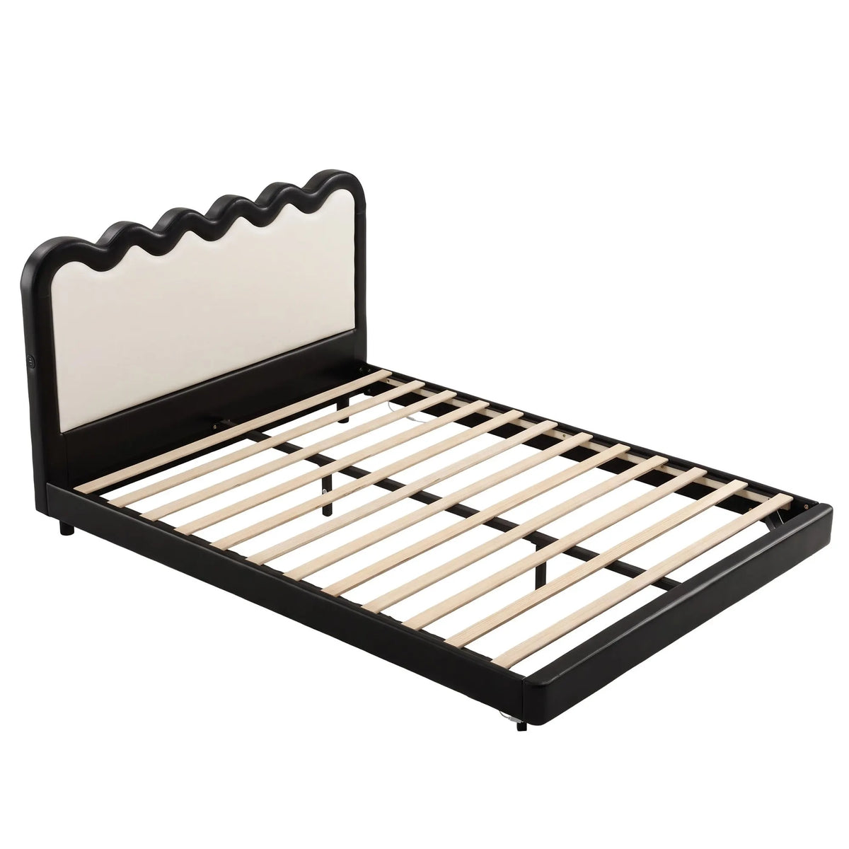 Artiss Queen Bed Frame, Floating Design with RGB LED and USB Charging - Image 2