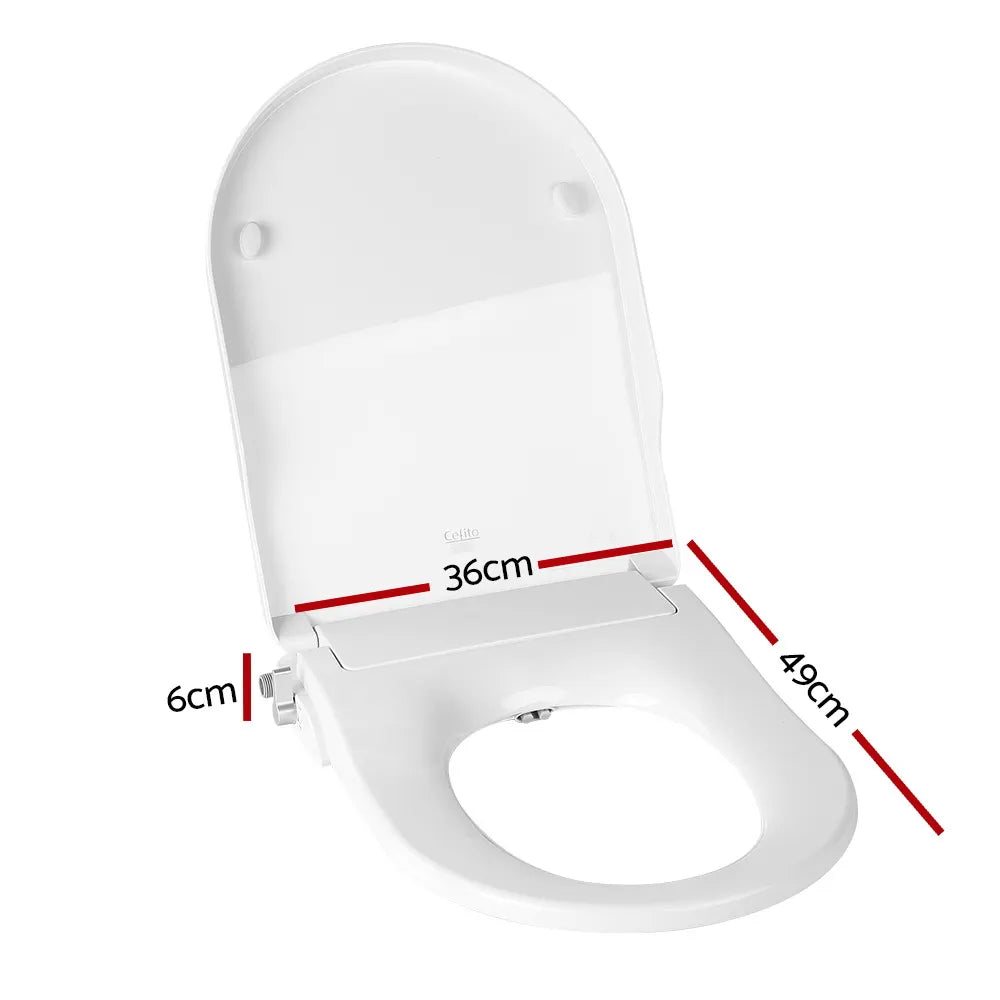 Cefito Non Electric Bidet Toilet Seat Cover Auto Smart Water Wash Dry - Image 2