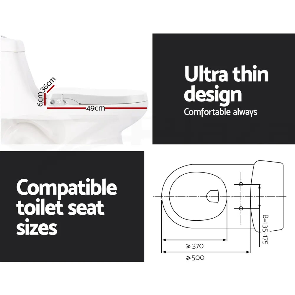 Cefito Non Electric Bidet Toilet Seat Cover Auto Smart Water Wash Dry - Image 7
