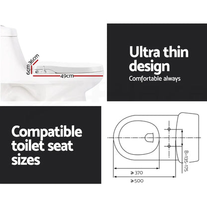 Cefito Non Electric Bidet Toilet Seat Cover Auto Smart Water Wash Dry - Image 7