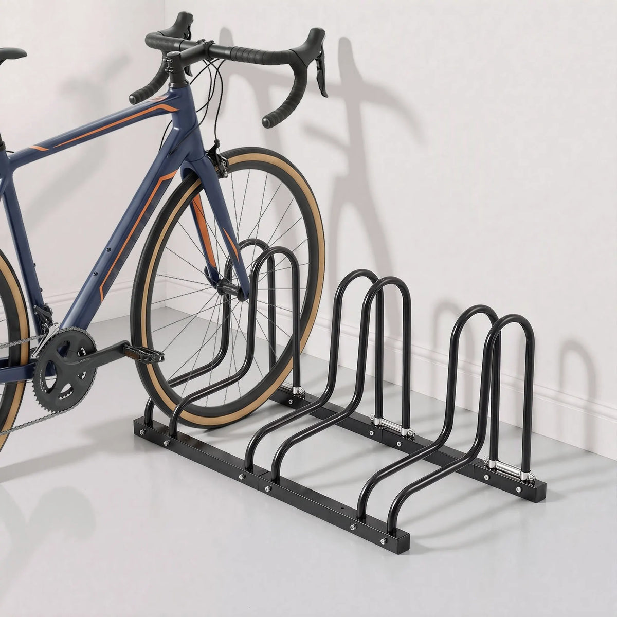 Weisshorn 3 Bike Floor Stand Rack Fits 20"-29" MTB Tires for Garage Storage - Image 9