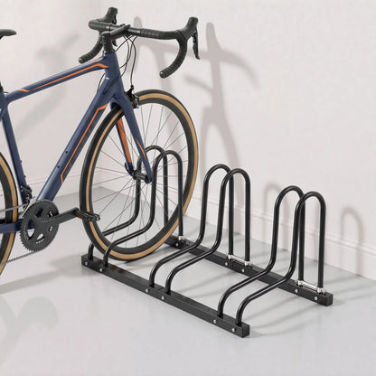 Weisshorn 3 Bike Floor Stand Rack Fits 20"-29" MTB Tires for Garage Storage - Image 9