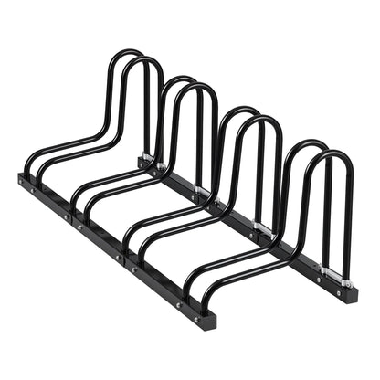 Weisshorn 4 Bike Floor Stand Rack Fits 20"-29" MTB Tires for Garage Storage - Image 3
