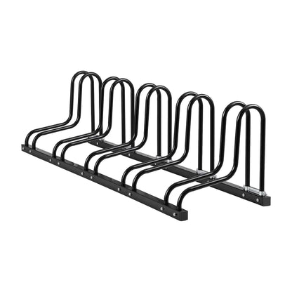 Weisshorn 5 Bike Floor Stand Rack Fits 20"-29" MTB Tires for Garage Storage - Image 3