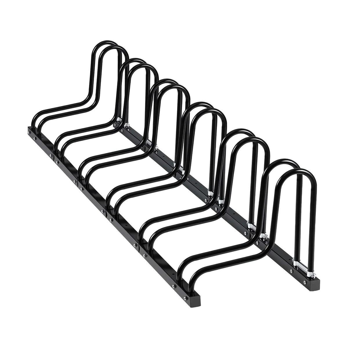 Weisshorn 6 Bike Floor Stand Rack Fits 20"-29" MTB Tires for Garage Storage - Image 3
