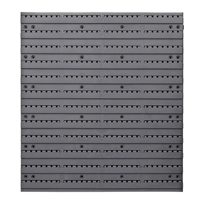 Giantz 48 Storage Bin Rack Wall Mounted Steel Board - Image 3