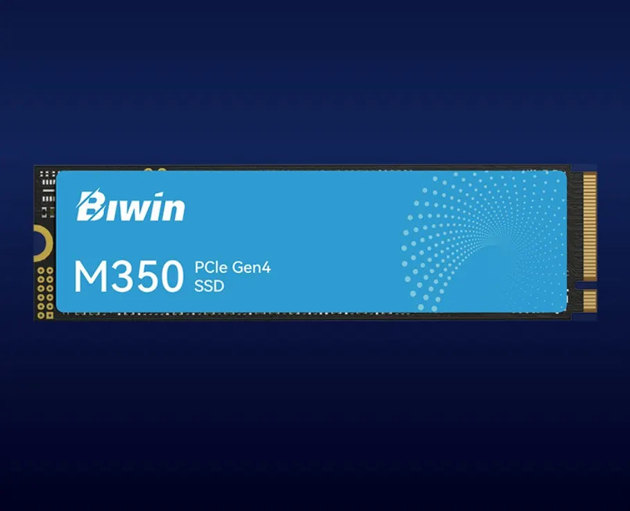 BIWIN M350-500G SSD M.2 NVMe PCIe4.0 Read speed 6000 MB/s Write speed 5000 MB/s BM350NN500G-RGX...