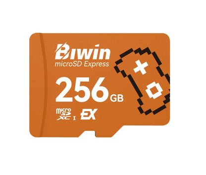 BIWIN ME300-256G microSD Express Read  Write Speed up to 900 MB/s  700 MB/s BAME300256G-RGX - Fla...