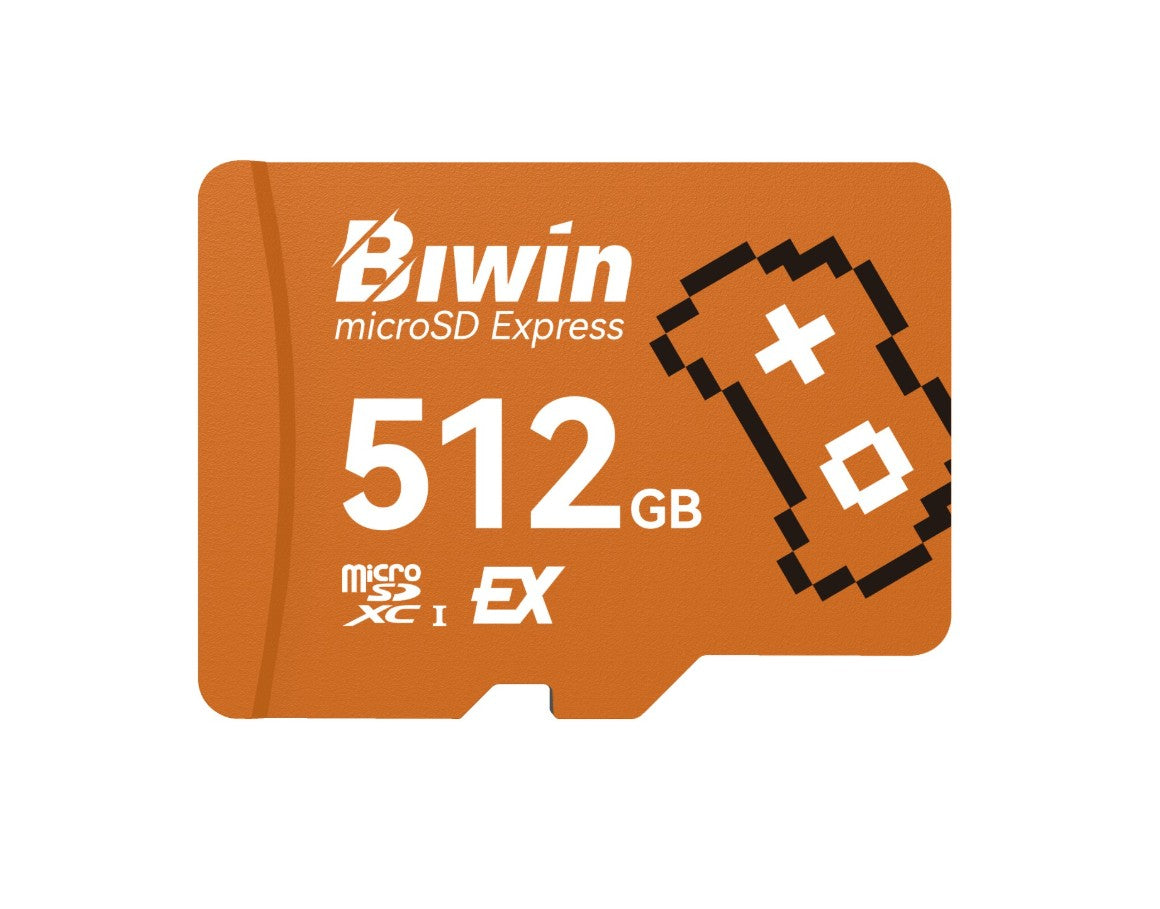 BIWIN ME300-512G microSD Express Read  Write Speed up to 900 MB/s  800 MB/s BAME300512G-RGX - Fla...