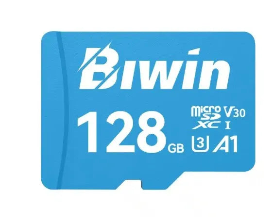 BIWIN MS100-128G microSD3.0 Read  Write Speed up to 100MB/s  50MB/s BMMS100128G-RGX - Flash Memory