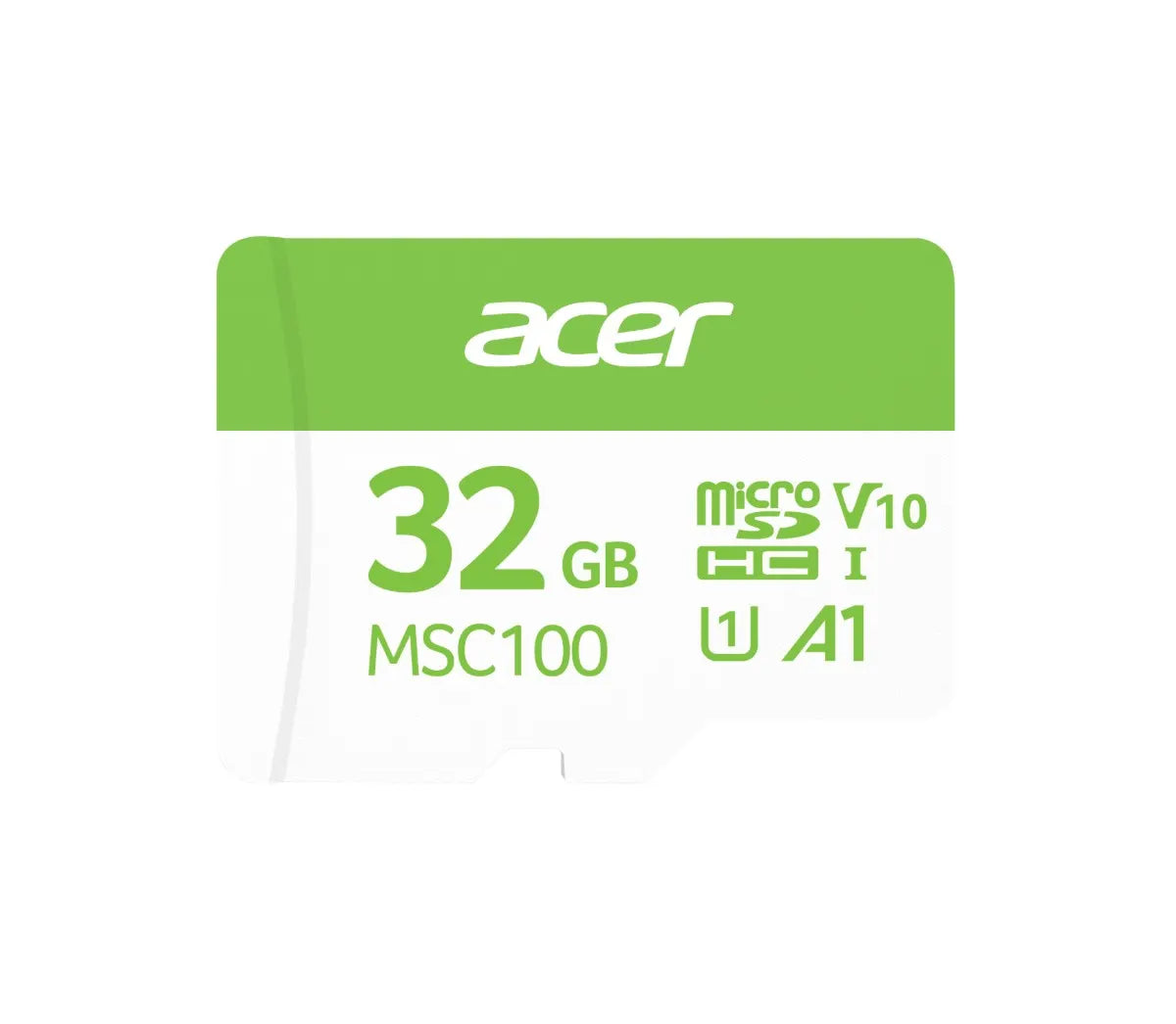 Acer MSC100-32GB microSD Express Read  Write Speed up to 100 MB/s  10 MB/s BL.9BWWA.335 - Flash M...