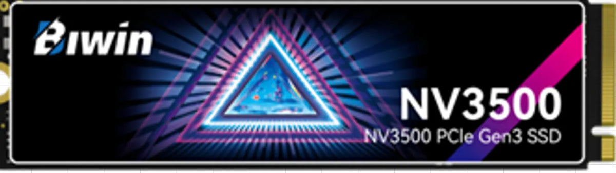 BIWIN NV3500-512G SSD M.2 NVMe PCIe3.0 Gen 3*4 Read speed 3500MB/s Write speed 2500MB/s BNV350051...