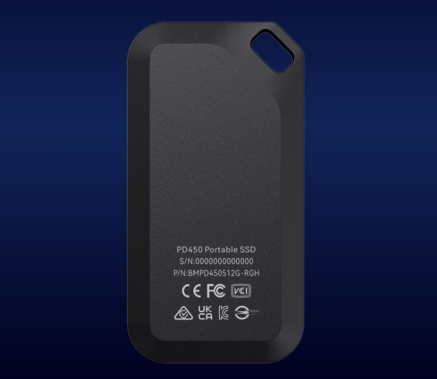 BIWIN BIW-PD450-500GB Black USB3.2 Gen1 up to 430 MB/s  400 MB/s case pack 20/80 - Hard Disk Driv... - Image 4