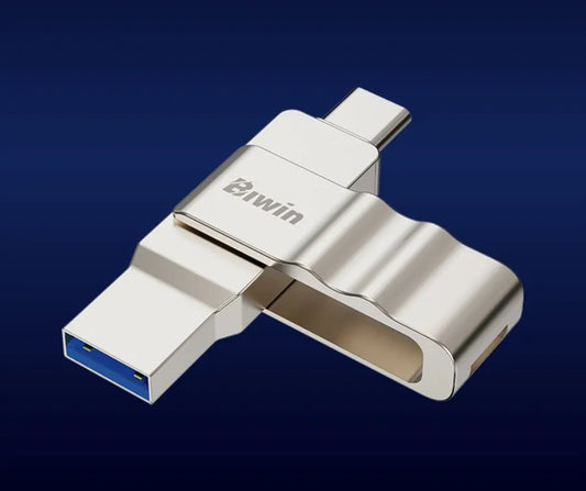 Biwin UD150 256GB USB Flash Drive USB 3.2 Gen 1 Type-A/Type-C - 5 Year Warranty - USB, Bluetooth...
