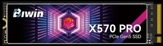 BIWIN X570-1TB PRO PCIe5.0 M.2 2280up to 14000MB/s  10500MB/s Case pack(Iner /Out) 30/120 - Hard...
