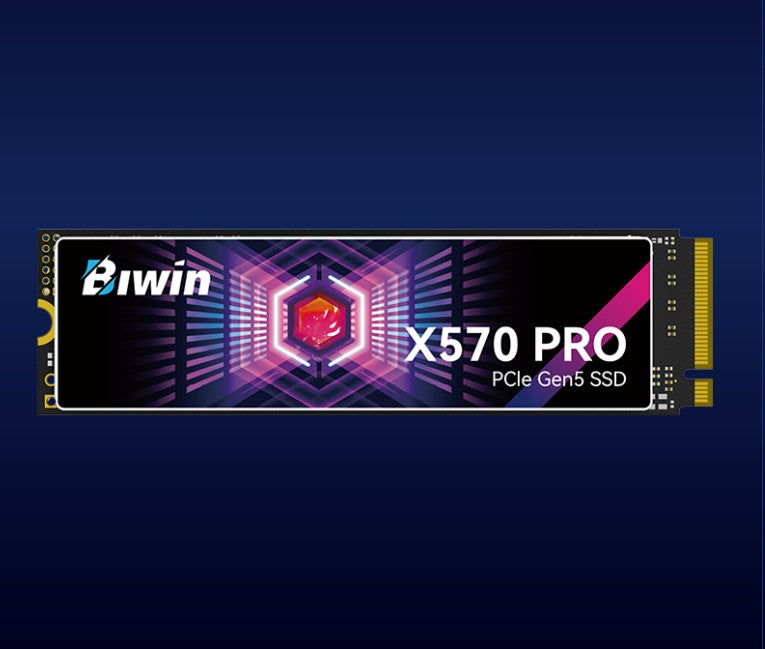 BIWIN Black Opal 8TB X570 PRO PCIe Gen5×4, NVMe 2280 Up to 14000/13000 MB/s BX570DN08TB-RGX - 5 Y...