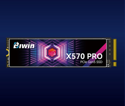 BIWIN Black Opal 8TB X570 PRO PCIe Gen5×4, NVMe 2280 Up to 14000/13000 MB/s BX570DN08TB-RGX - 5 Y...