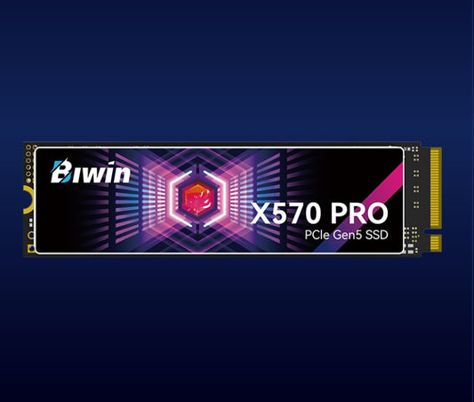 BIWIN Black Opal 8TB X570 PRO PCIe Gen5×4, NVMe 2280 Up to 14000/13000 MB/s BX570DN08TB-RGX - 5 Y...