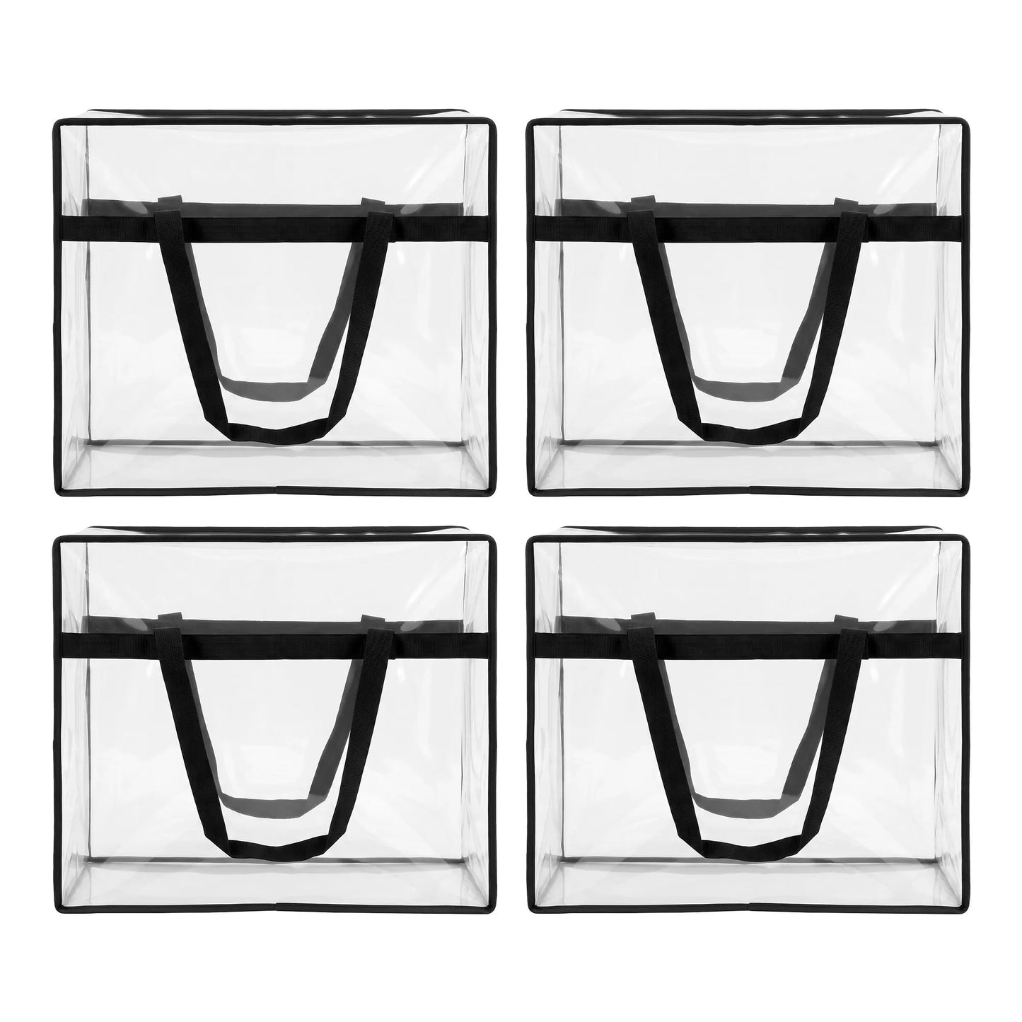 Artiss Blanket Storage Bags 4Pcs 40L PVC Box Clothes Doona Moving Organiser - Image 3