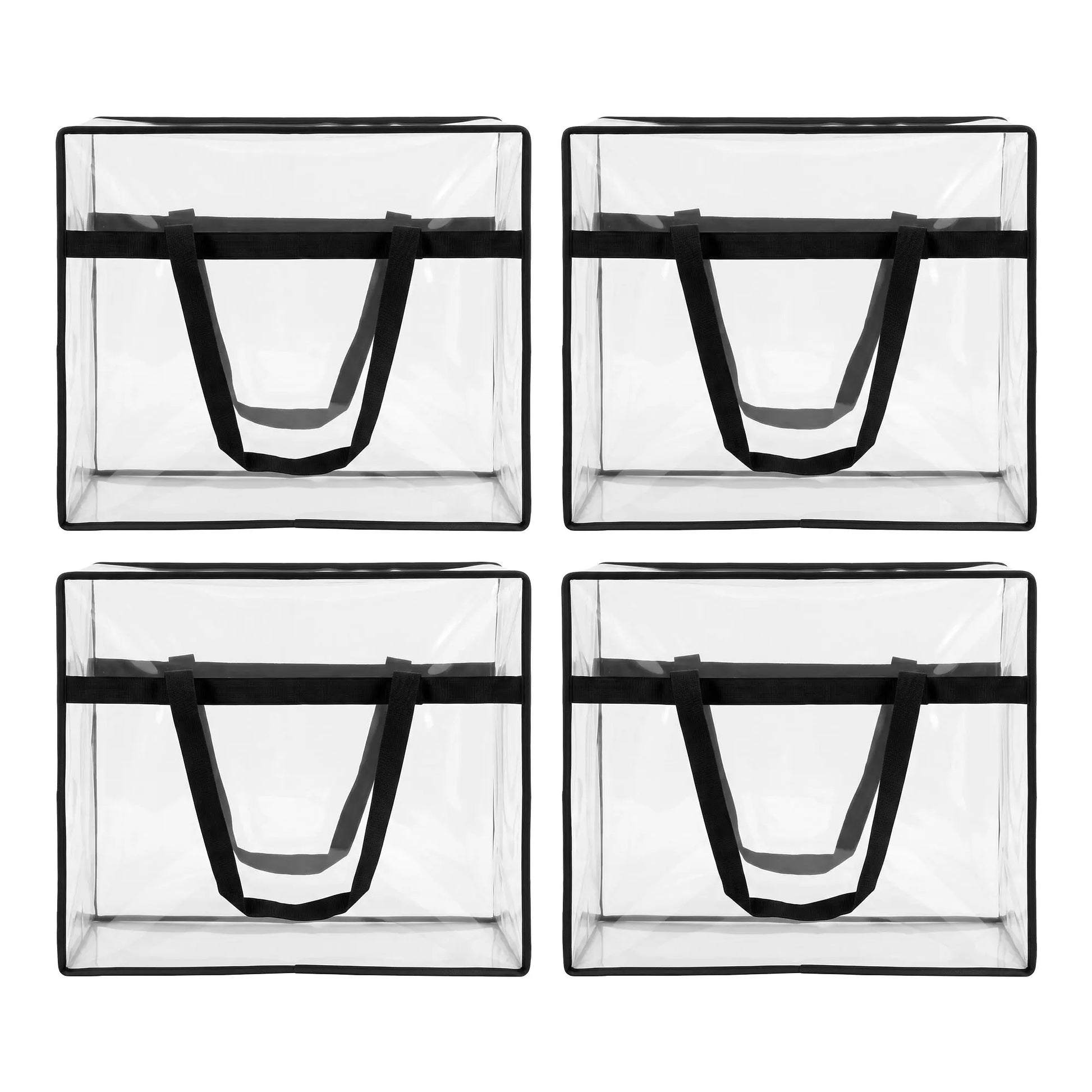 Artiss Blanket Storage Bags 4Pcs 40L PVC Box Clothes Doona Moving Organiser - Image 3