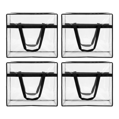 Artiss Blanket Storage Bags 4Pcs 40L PVC Box Clothes Doona Moving Organiser - Image 3