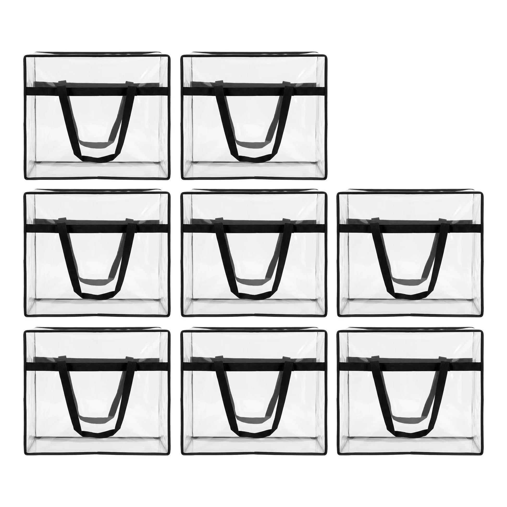 Artiss Blanket Storage Bags 8Pcs 40L PVC Box Clothes Doona Moving Organiser - Image 3