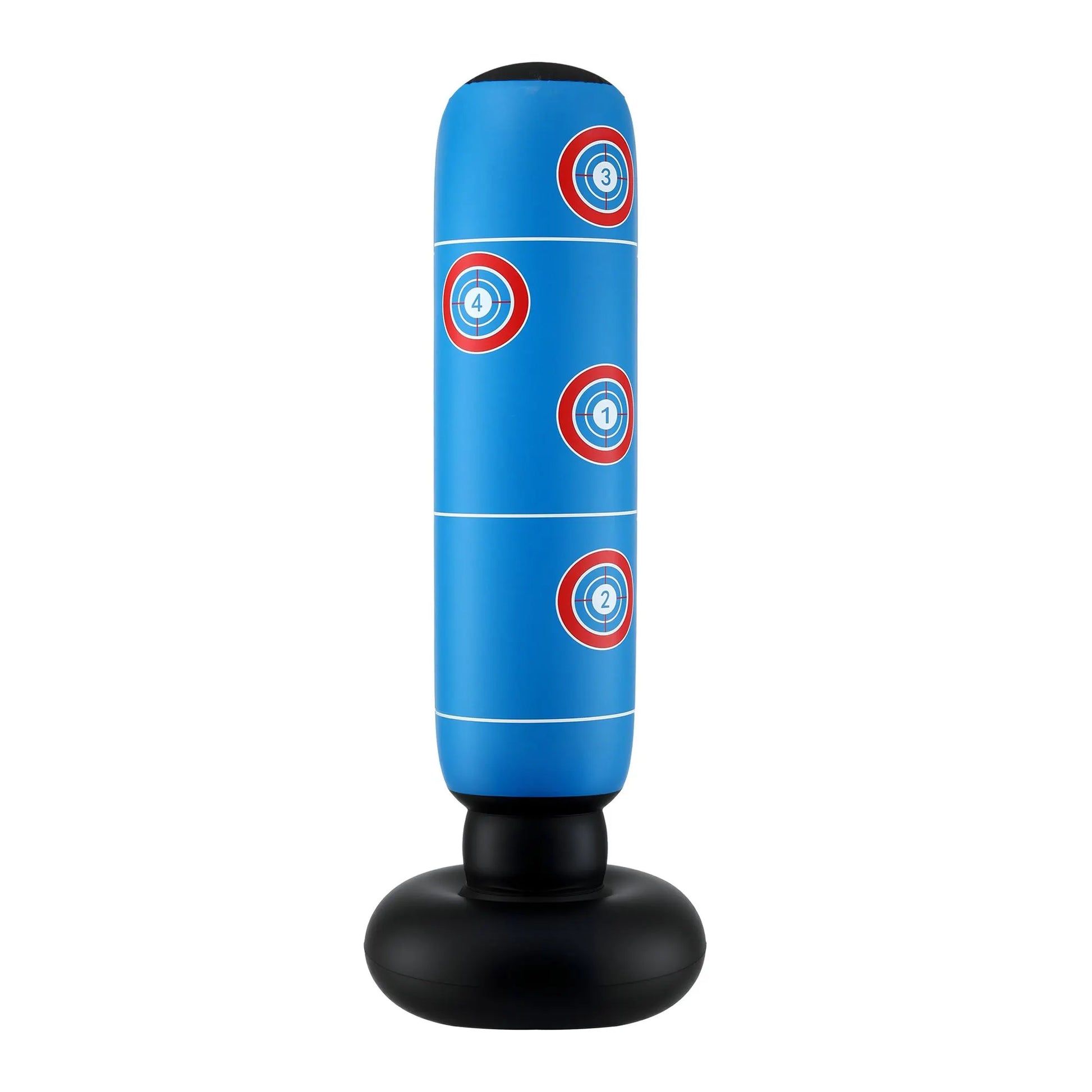 Everfit Freestanding Punching Bag Boxing Stand Inflatable Fitness 164cm Blue - Image 3