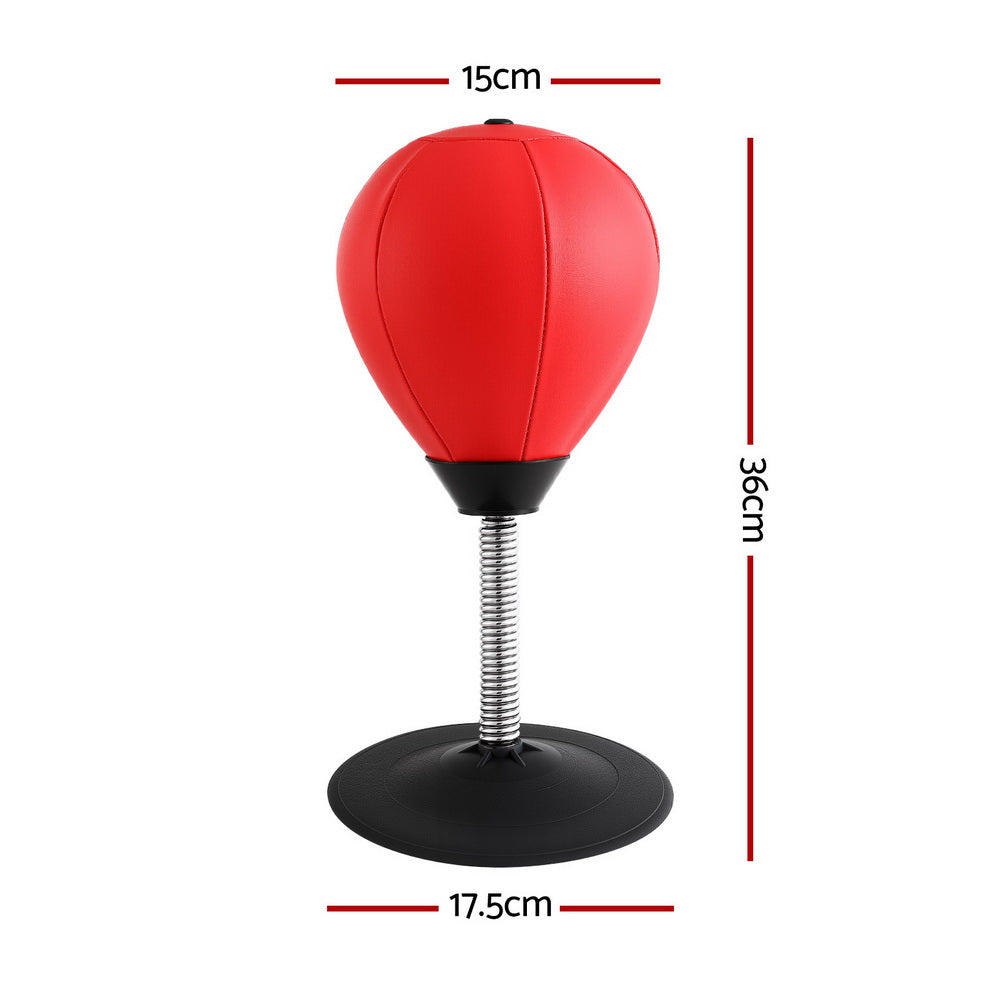 Everfit Desktop Punching Boxing Bag Stand Set with Pump Swivel Speed Balls - Image 2