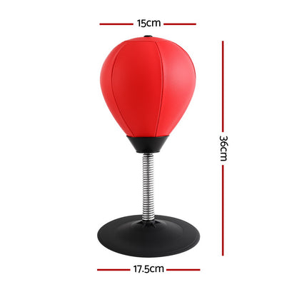 Everfit Desktop Punching Boxing Bag Stand Set with Pump Swivel Speed Balls - Image 2