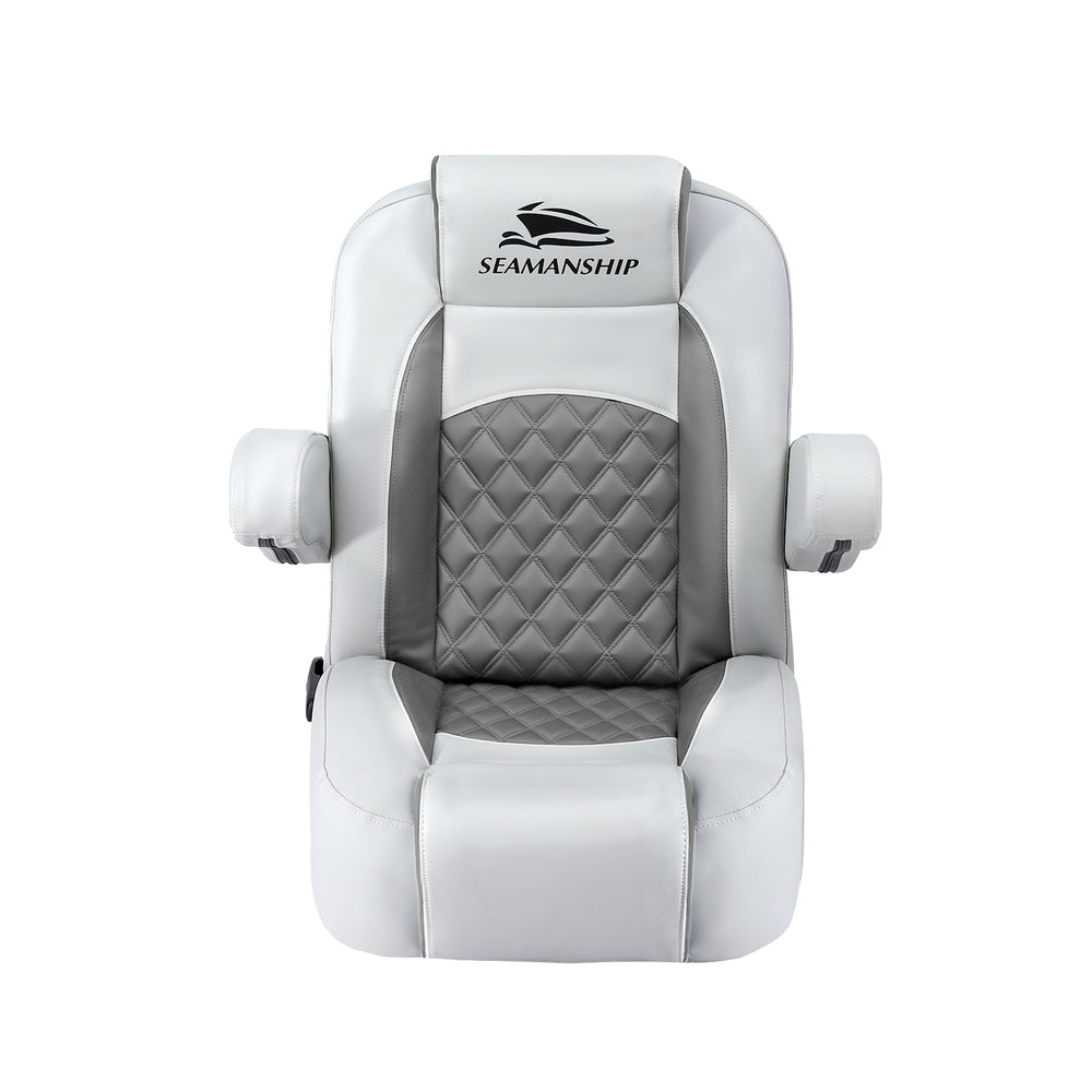 Seamanship Reclining Captain Boat Seat 90°-155° Recline, 19cm Thick Cushion - Image 3