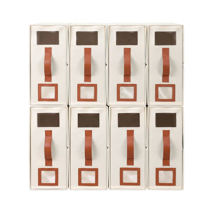 Artiss Bed Sheet Organisers Box 8Pcs Storage King Size Bedding Foldable Beige - Image 3