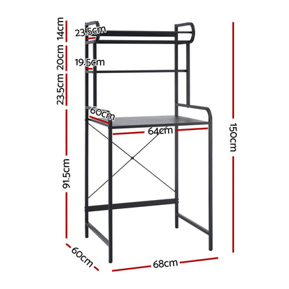 Artiss Bathroom Storage Shelf Over Washing Machine Toilet 3 Tier - Image 3