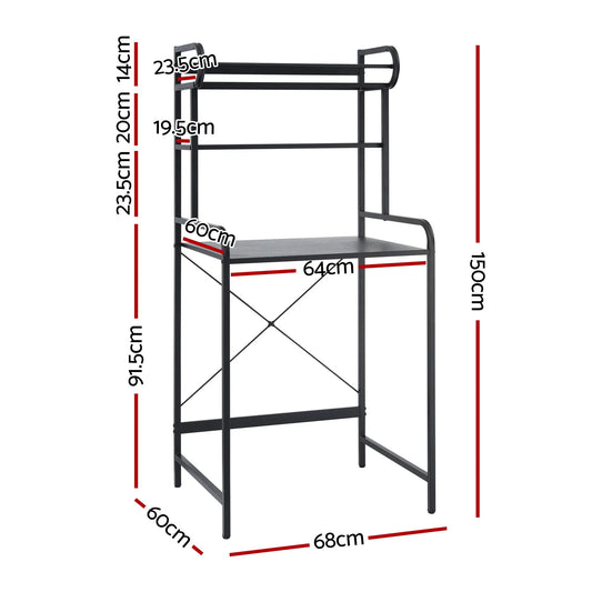 Artiss Bathroom Storage Shelf Over Washing Machine Toilet 3 Tier - Image 3