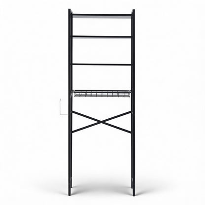 Artiss Over Toilet Bathroom Storage Rack Space Saving 4 Tier Organiser White - Image 4