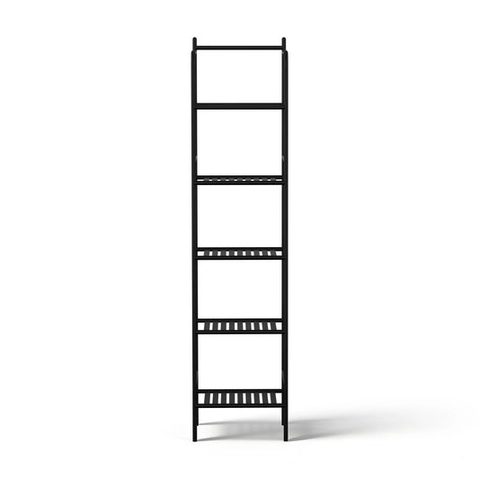 Artiss 5 Tier Floor Standing Corner Shower Caddy Bathroom Organizer Black - Image 4