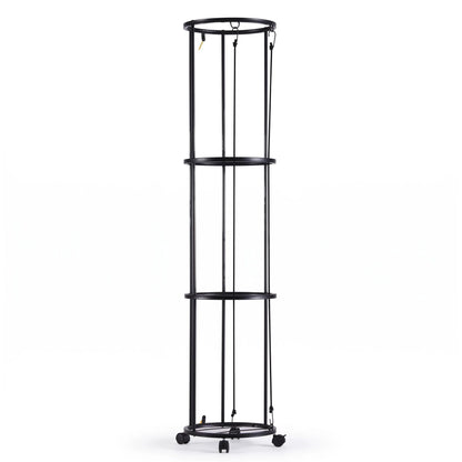 Everfit Vertical Ball Storage Rack with Wheels Sports Equipment Organiser - Image 3