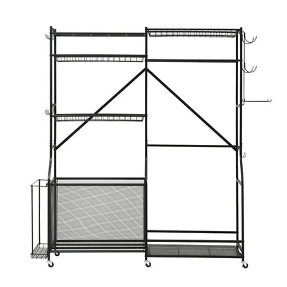 Everfit Sports Equipment Organizer Rack Multi Garage Storage for Golf Bag 174cm - Image 3
