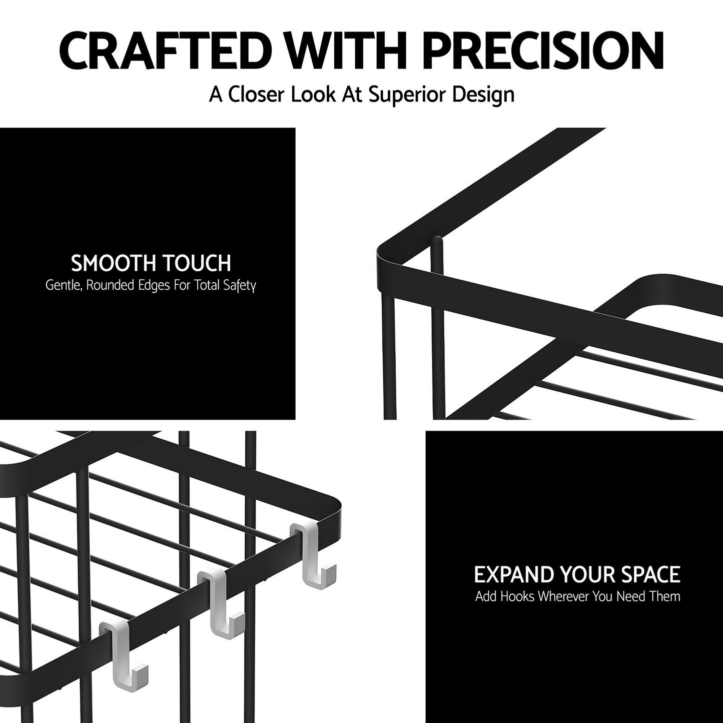 Artiss Over Toilet Storage Rack Bathroom Shelf Organizer 2 Tier - Image 7