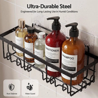 Artiss Shower Caddy Metal Bathroom Organiser Rust Resistant 6 Pack - Image 6
