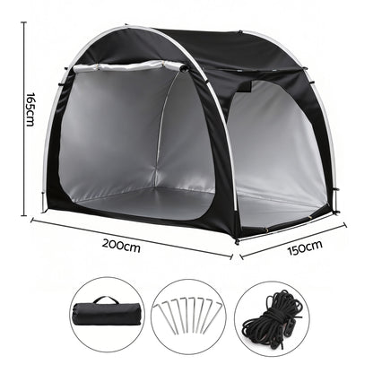 Giantz Bike Storage Tent Outdoor Waterproof UV Resistant Shelter w/ Ventilation - Image 2